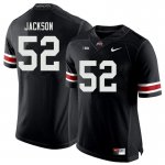 Men's Ohio State Buckeyes #52 Antwuan Jackson Black Nike NCAA College Football Jersey Official KLB1144WS